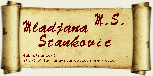 Mlađana Stanković vizit kartica